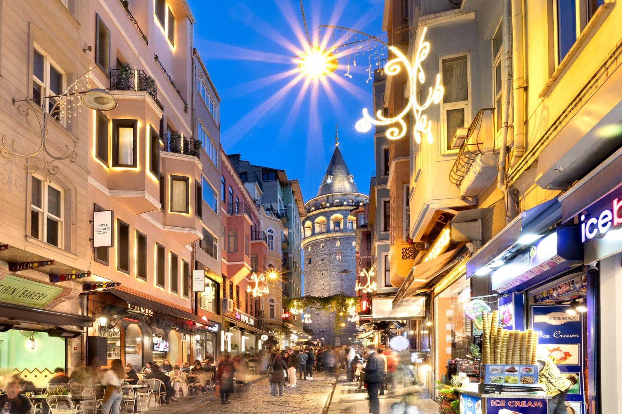 Hotel Des Arts Galata Istanboel Buitenkant foto