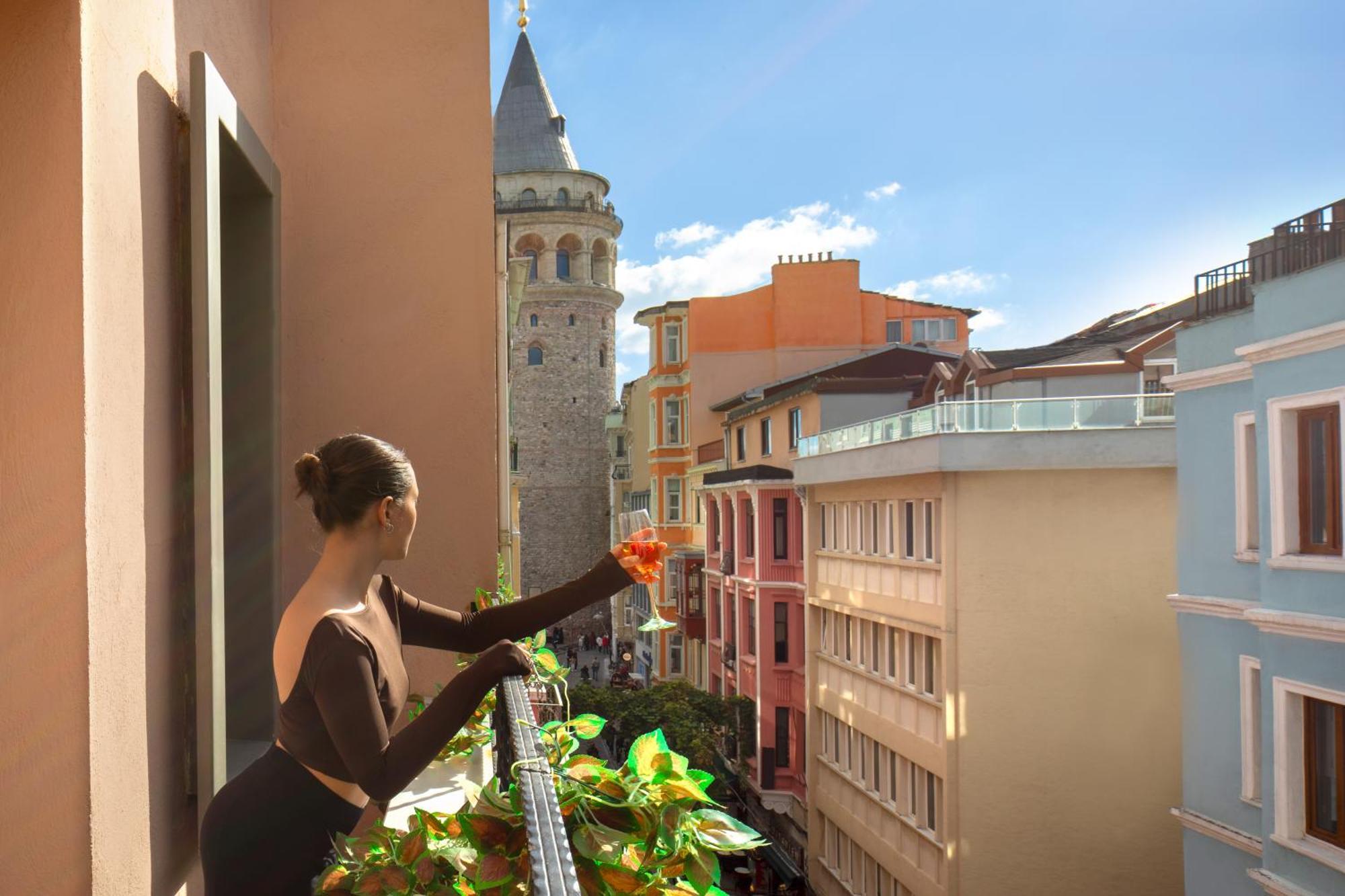 Hotel Des Arts Galata Istanboel Buitenkant foto