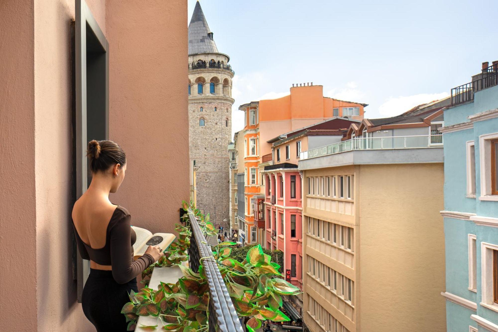 Hotel Des Arts Galata Istanboel Buitenkant foto